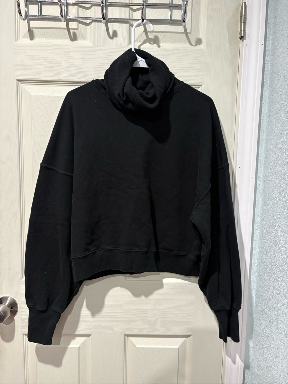 Agolde Black Extended turtle Neck Sweater